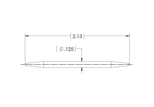 ⌀.125 Double Ended Electrode